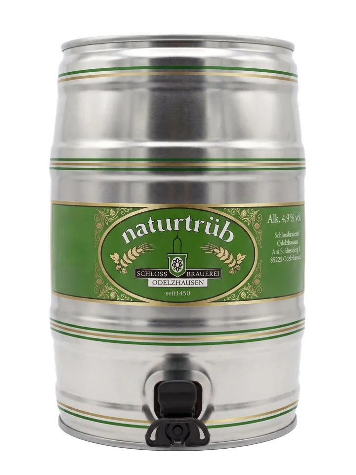 5-litre keg of Naturtrübes Helles from Schlossbrauerei Odelzhausen