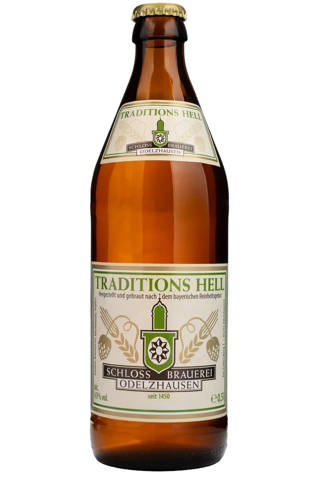 Bottle of Traditions Hell from Schlossbrauerei Odelzhausen